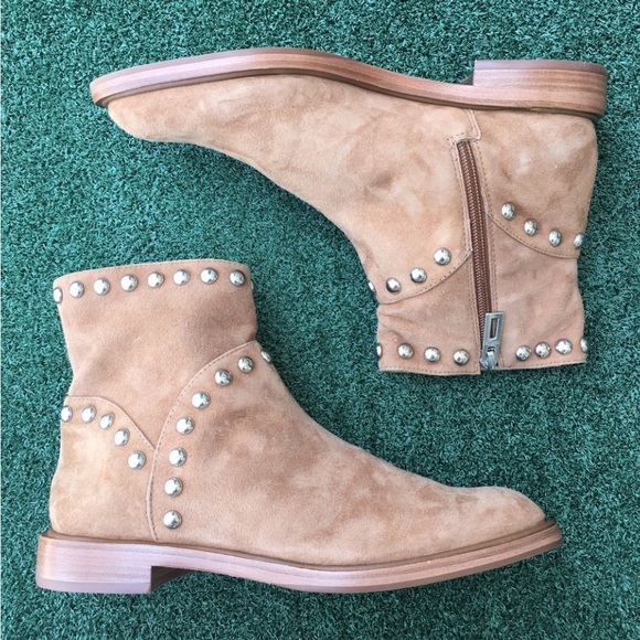 NWT Schutz Margot Boot Suede Hazel Brown 7 - Picture 10 of 11